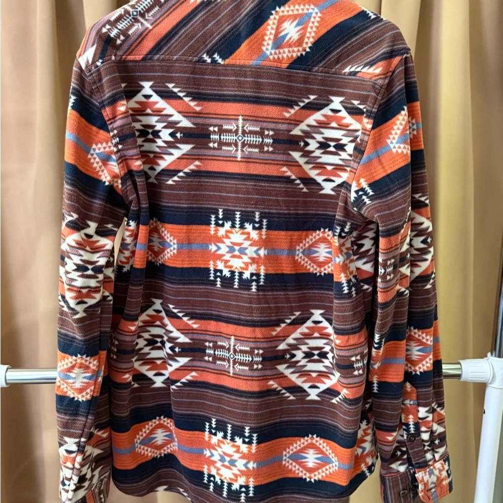 George Multicolor Patterned Fleece Shirt - Picture 2 of 3